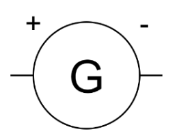 symbole générateur courant continu