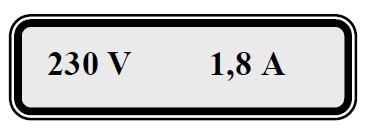 plaque signalétique spot